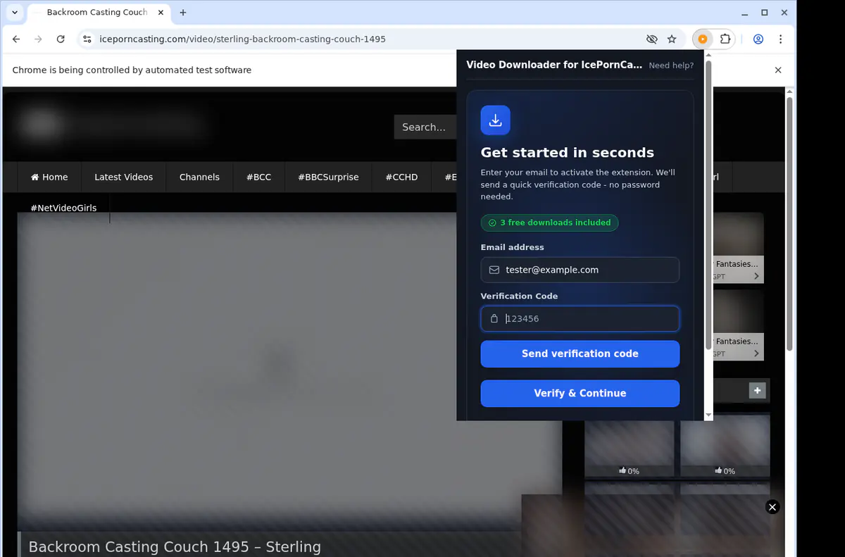Iceporncasting Video Downloader screenshot 4