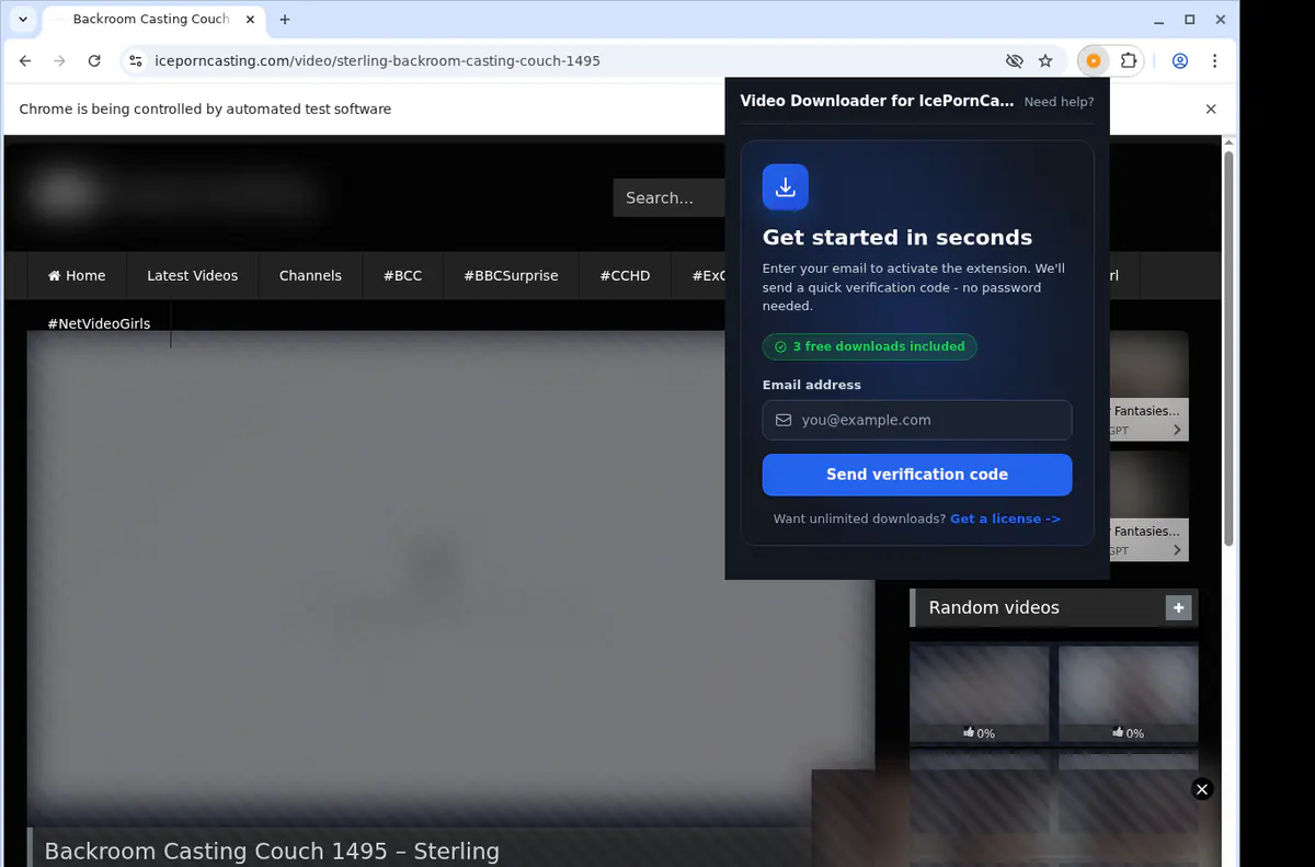 Iceporncasting Video Downloader screenshot 5